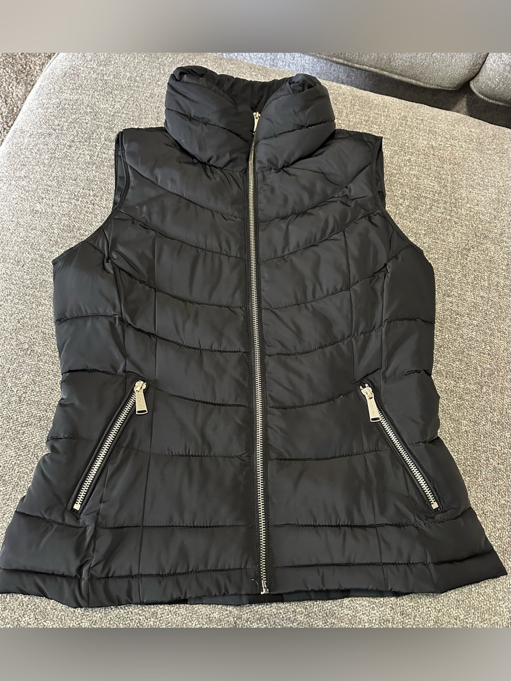 Calvin Klein Puffer Vest Women Small Black